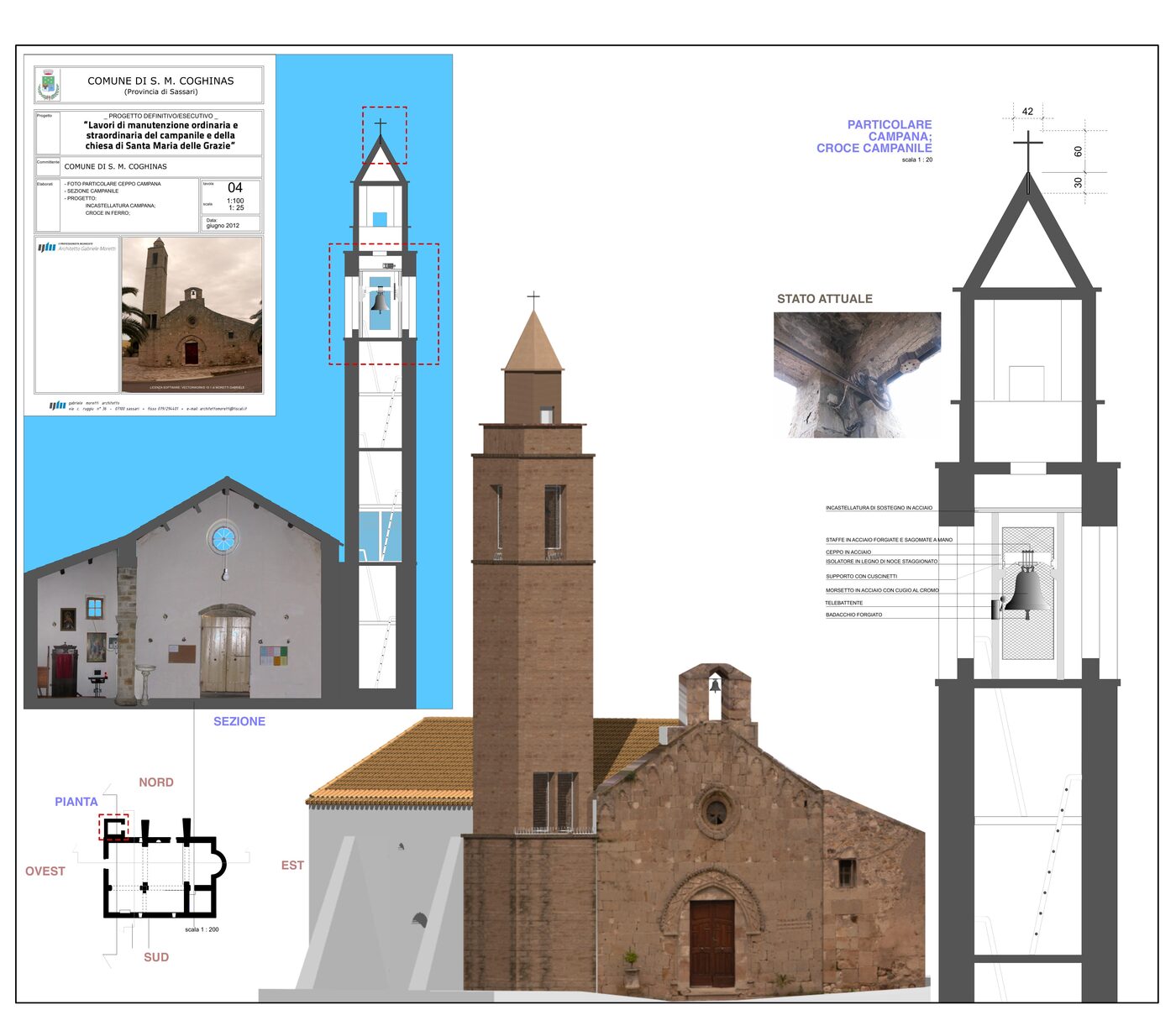 Chiesa Santa Maria delle Grazie, prospetti