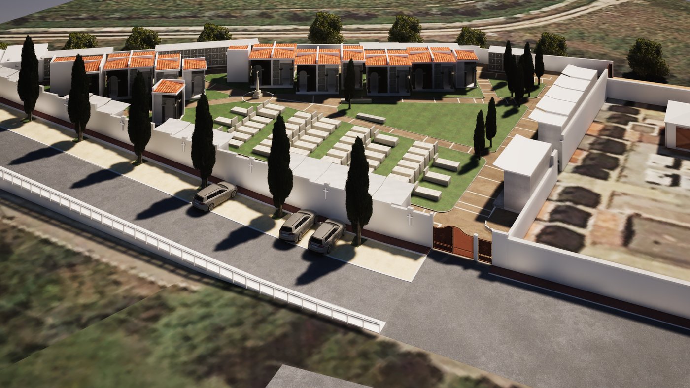 Cimitero Santa Maria Coghinas, immagine di progetto 1
