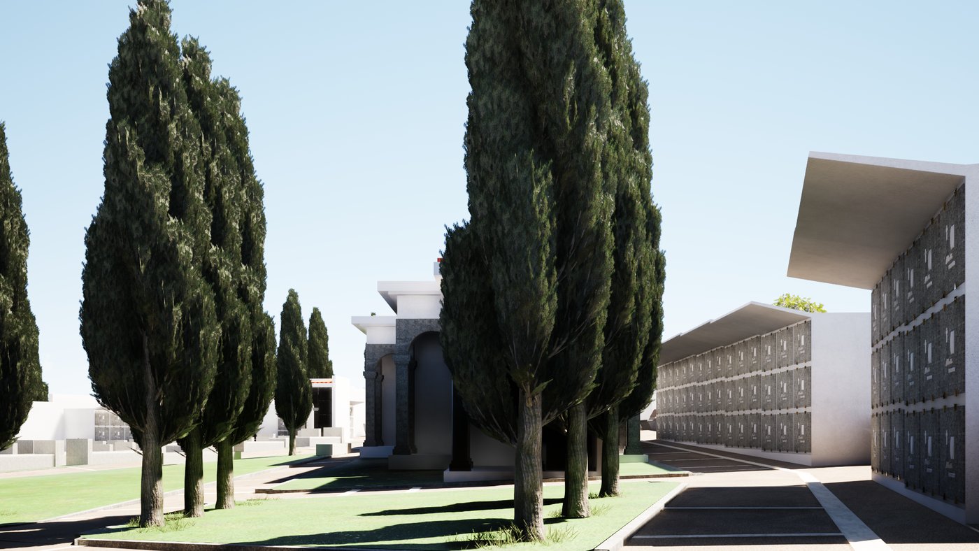Cimitero Santa Maria Coghinas, immagine di progetto 7