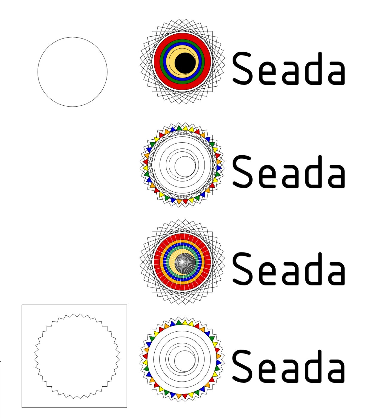 Seada srl, studio del logo