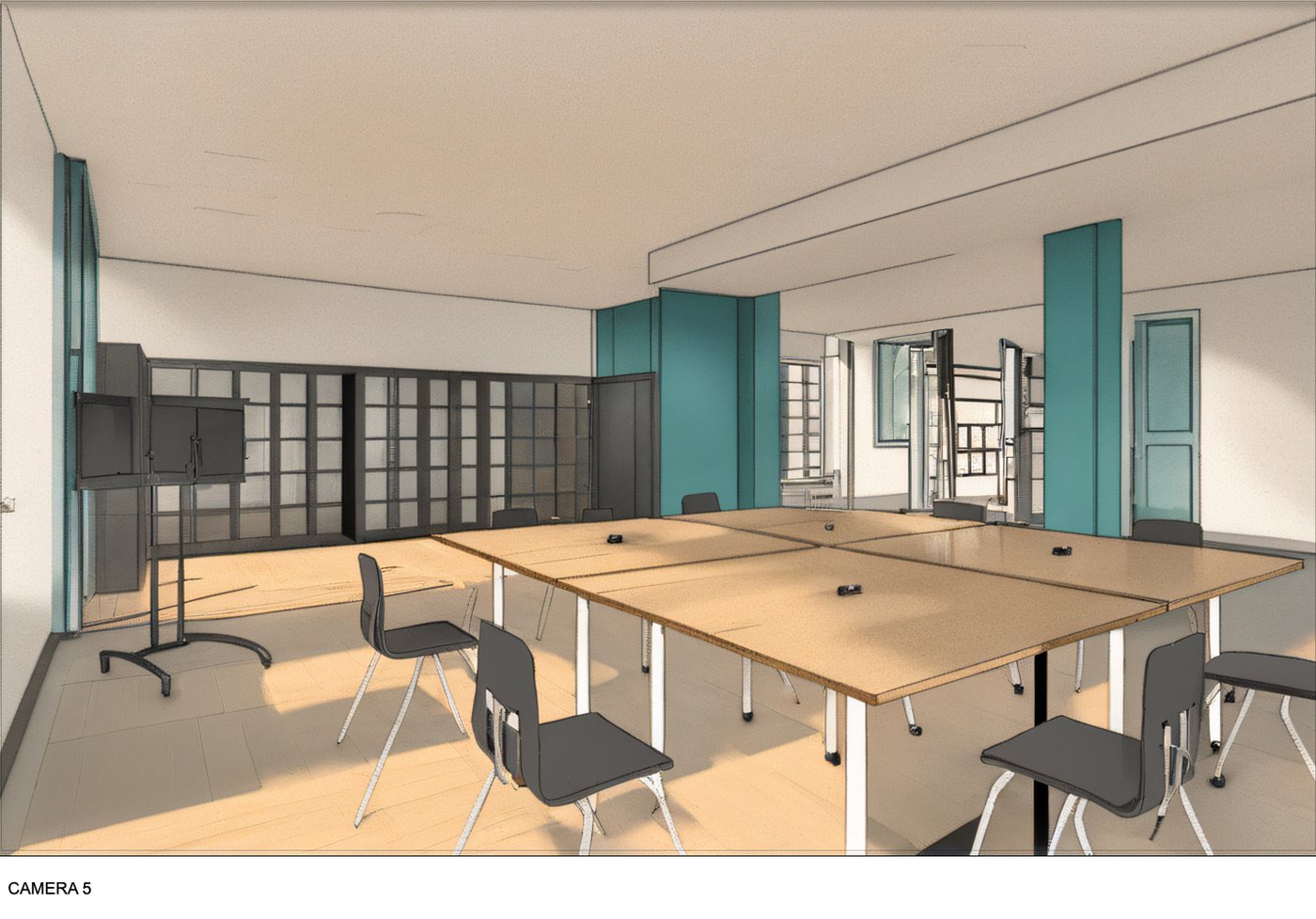 Ex Magic Hotel, piano primo, immagine di progetto