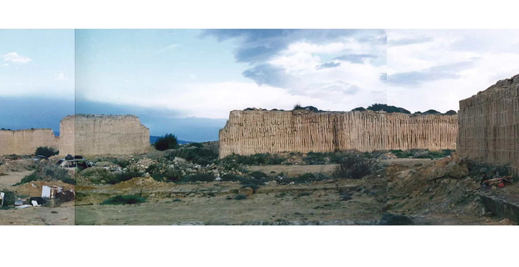 Sinnos, Parco dei Suoni — stato dei luoghi, ex cava